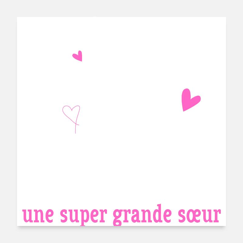 future grande soeur Poster 60 x 60 cm