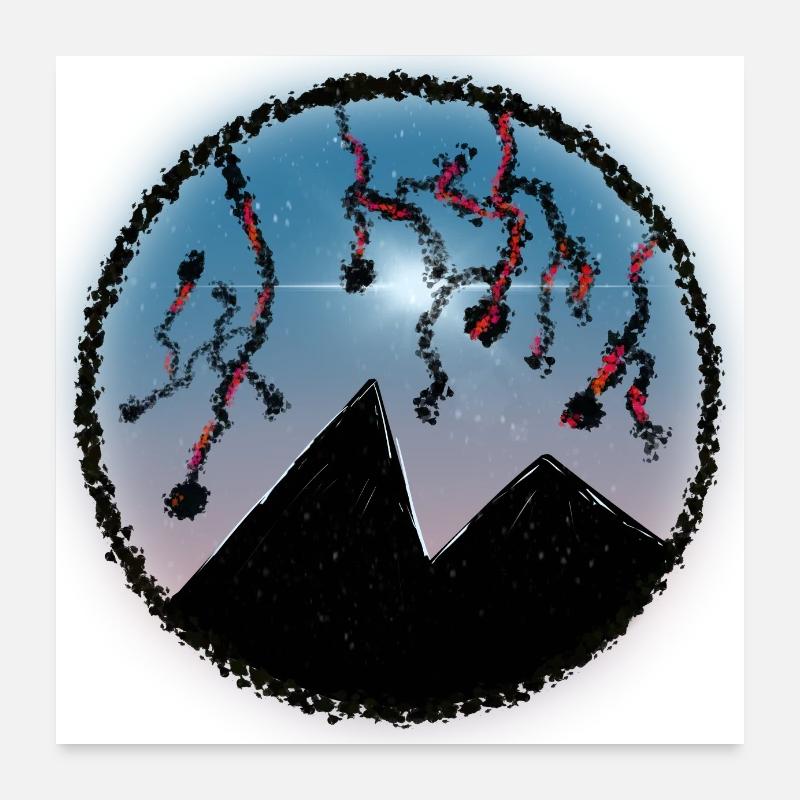 Paysage Poster 60 x 60 cm