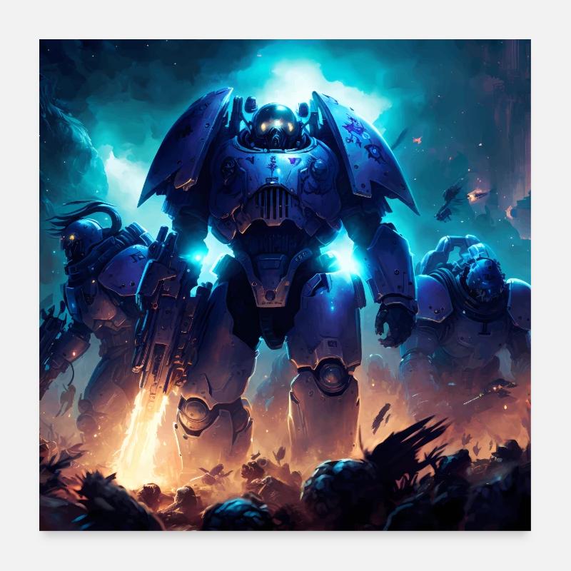 Elite Space Marines Version 1 Poster 24" x 24" (60x60 cm)
