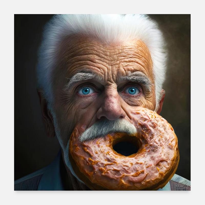 Donut ADN 01 Poster 60 x 60 cm