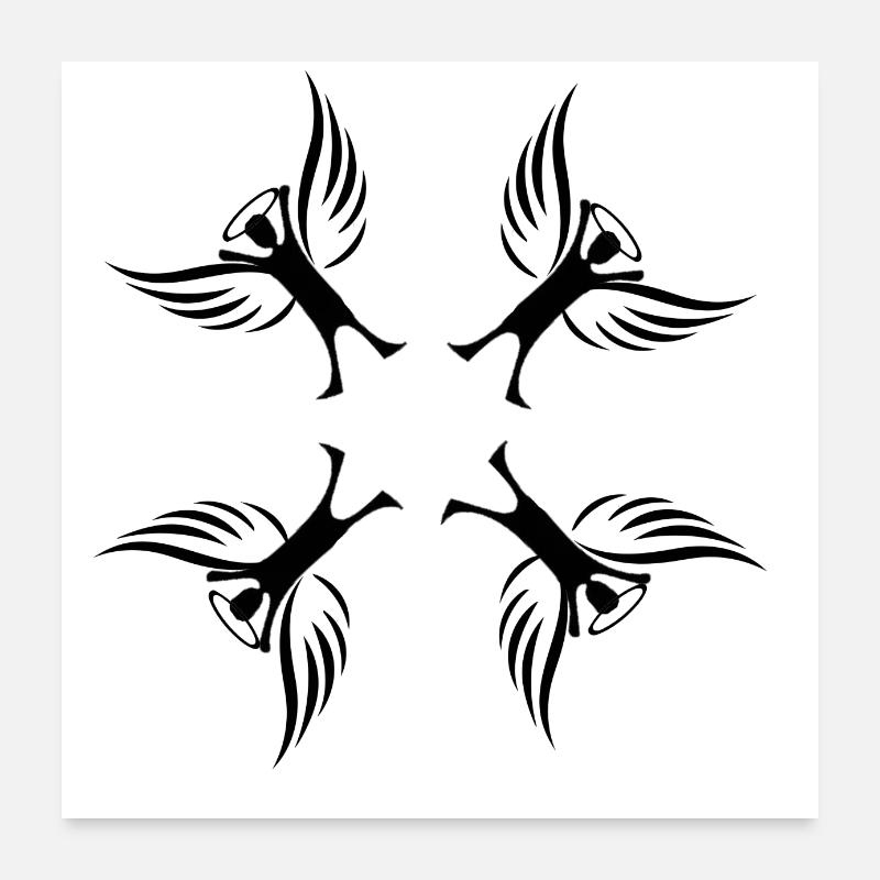 Angels Poster 24" x 24" (60x60 cm)