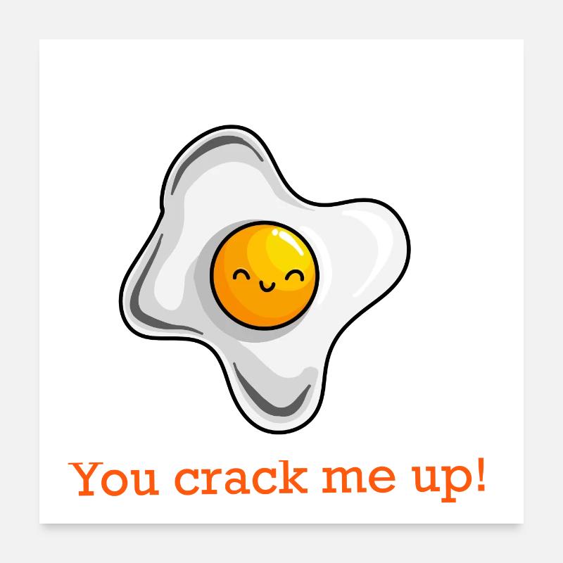 Vous me faites éclater de rire Poster 60 x 60 cm
