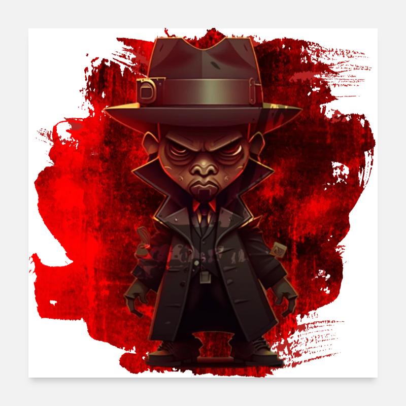 Hip-Hop Graffiti Poster 60 x 60 cm