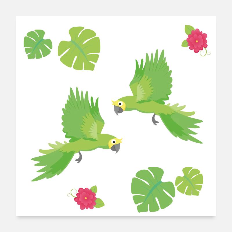 Keas Poster 24" x 24" (60x60 cm)