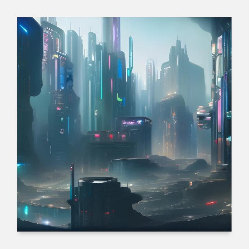 Cyber Posters Poster 24" x 24" (60x60 cm)