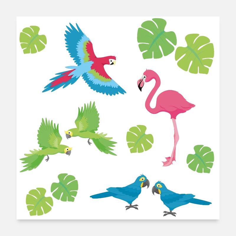 Dschungelfieber Poster 60x60 cm