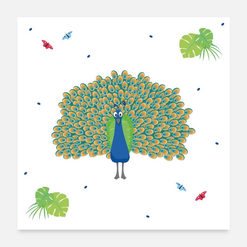Dschungelfieber Poster 60x60 cm
