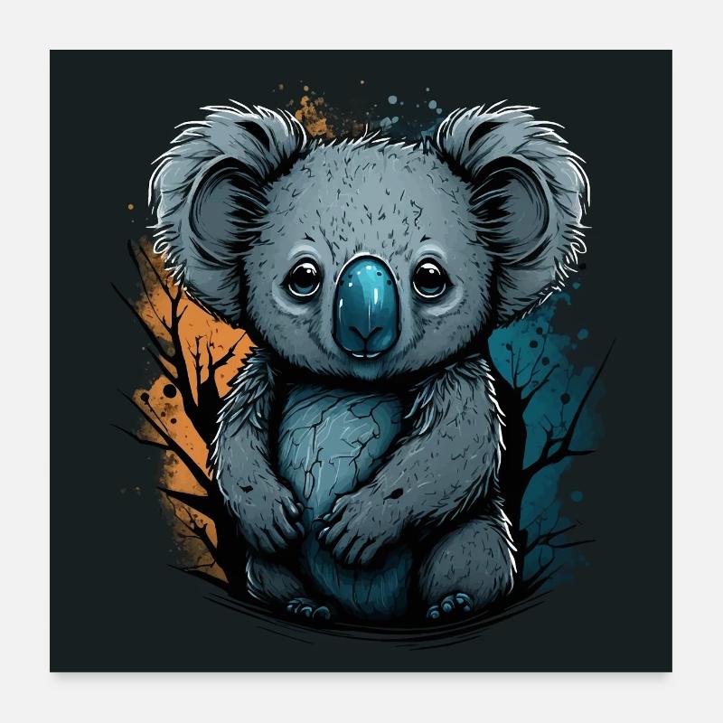 Koala Poster 24" x 24" (60x60 cm)