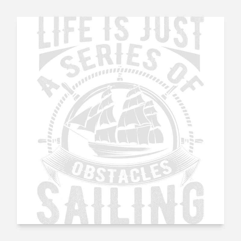 sailing Poster 24" x 24" (60x60 cm)