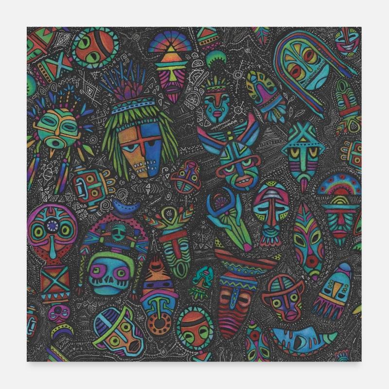 folkeyes Poster 24" x 24" (60x60 cm)