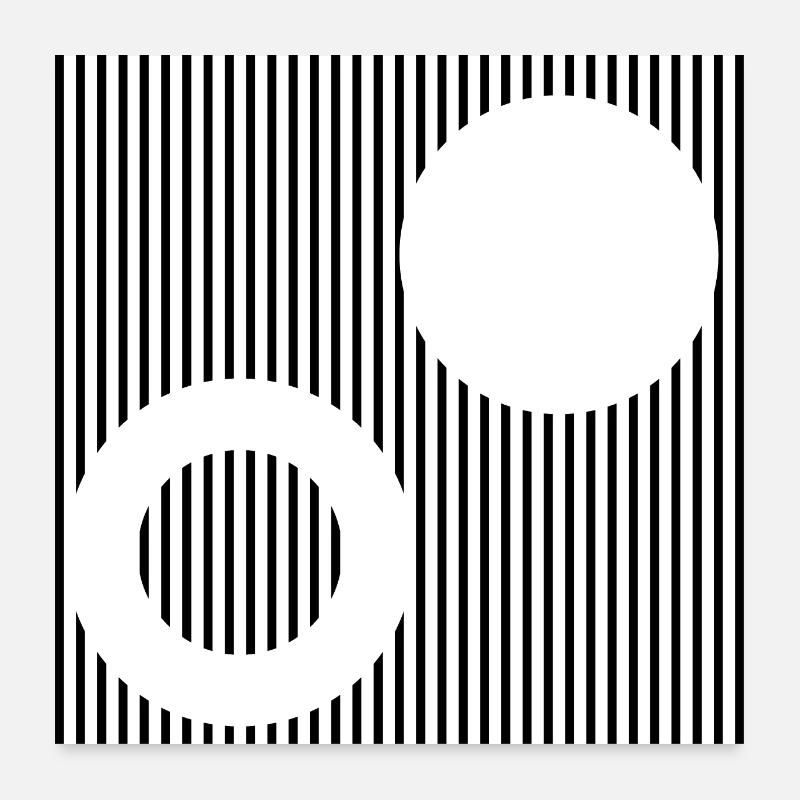 Stripes Poster 60x60 cm