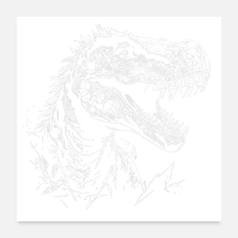Treks Dinosaurier MBP Poster 60x60 cm