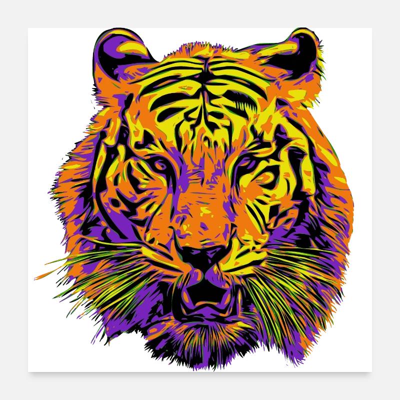 Tiger Poster 60x60 cm
