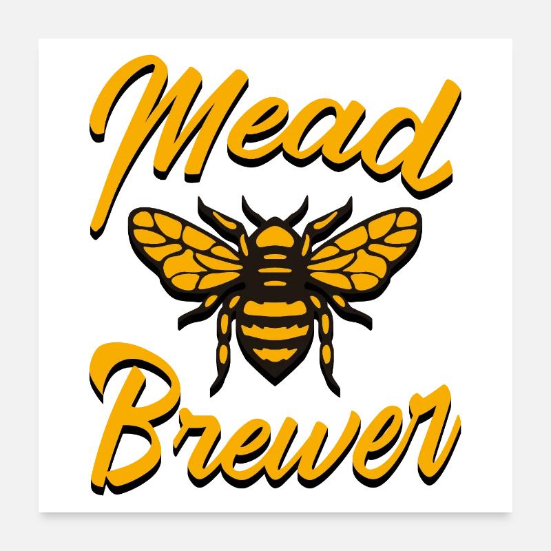 Mead brewer Poster 24" x 24" (60x60 cm)