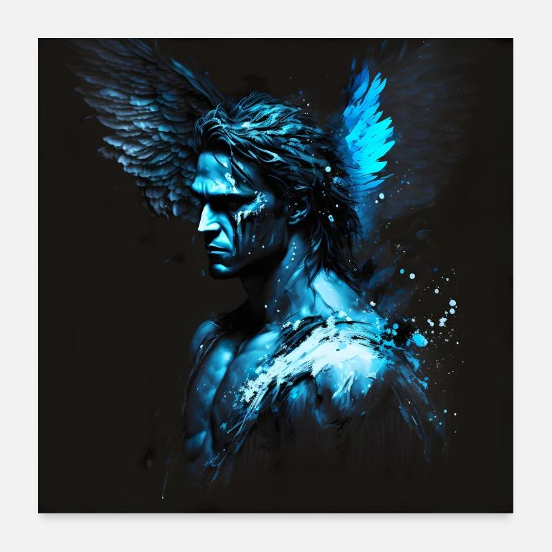 Blauer Engel Poster 60x60 cm