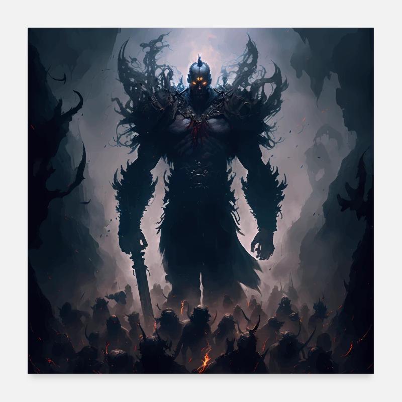 The Demon King Reign Version 2 Poster 24" x 24" (60x60 cm)