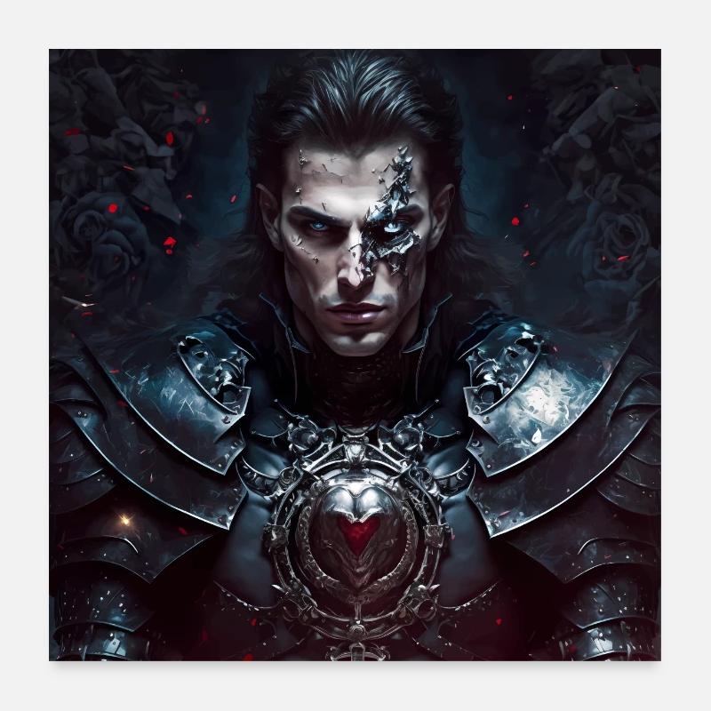 Dunkle Fantasie Vampir Version 10 Poster 60x60 cm