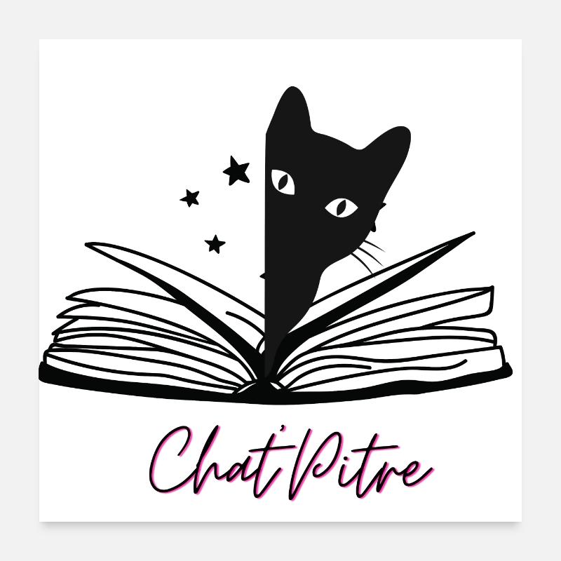 chat pitre Poster 60 x 60 cm