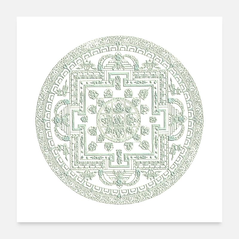 MANDALA Poster 60x60 cm