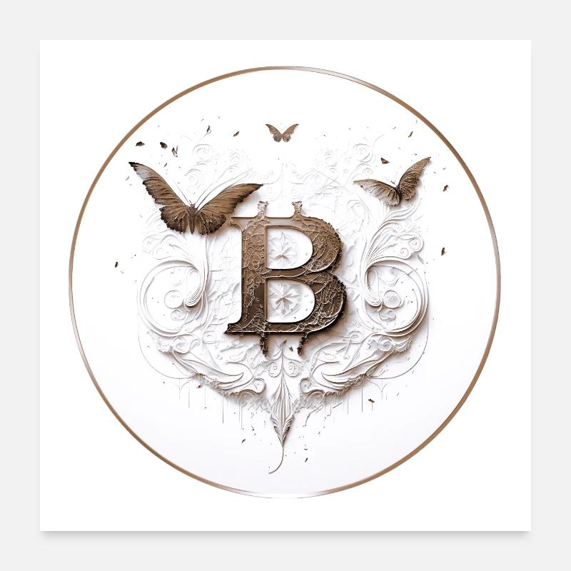 Bitcoin Seven by Patrick Hager Poster 24" x 24" (60x60 cm)