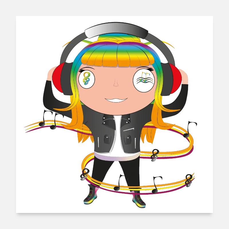 Lulu Poster 60x60 cm