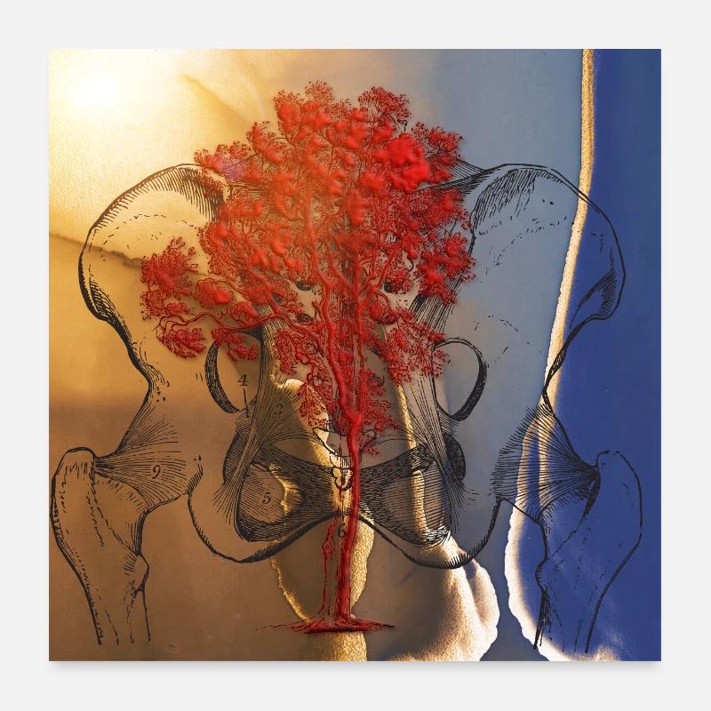 Esche Poster 60x60 cm