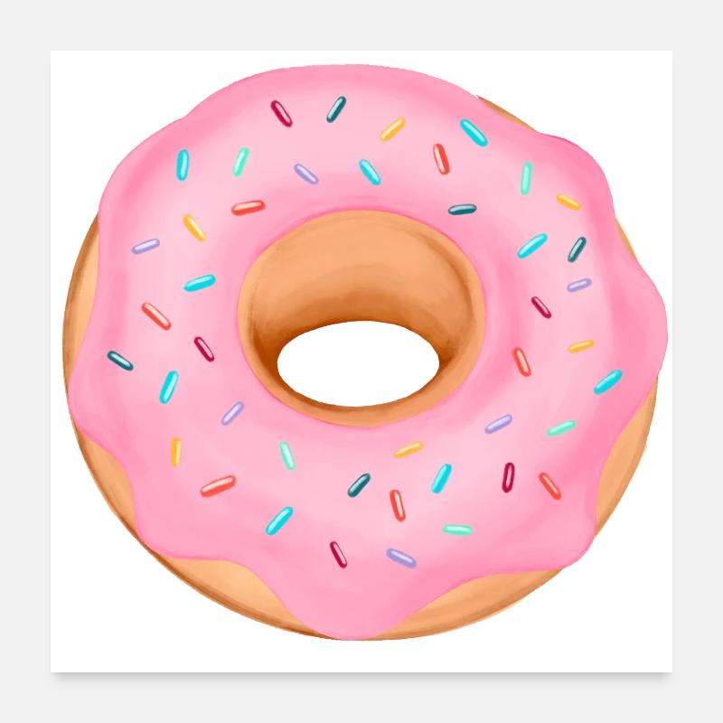 Doughnut Poster 24" x 24" (60x60 cm)