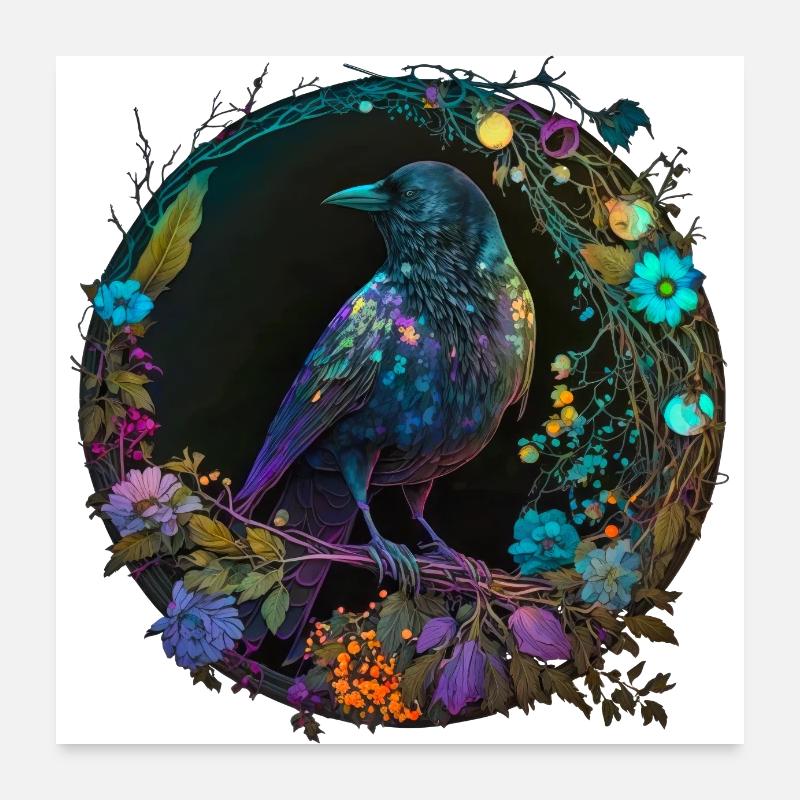 Le Corbeau Poster 60 x 60 cm