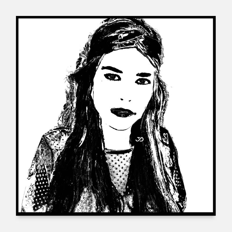 Frau Porträt 44 Cornelia Pompeius Ehefrau Poster 60x60 cm