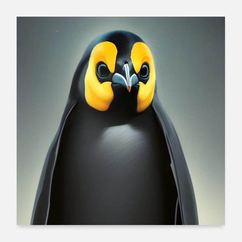 Pingouin Poster 60 x 60 cm