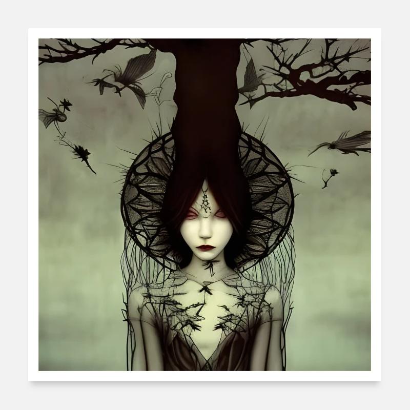 Curse Poster 24" x 24" (60x60 cm)