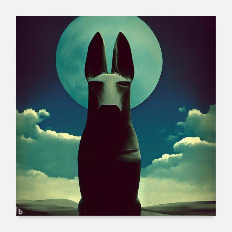Anubis Poster 60 x 60 cm