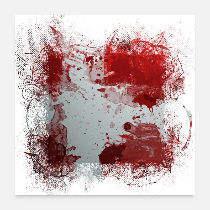 Danemark copenhague danois scandinave drapeau dansk Poster 60 x 60 cm