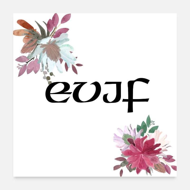 Evjf personnalisé Poster 60 x 60 cm