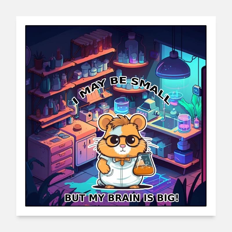 Découvrez les merveilles de la science Poster 60 x 60 cm