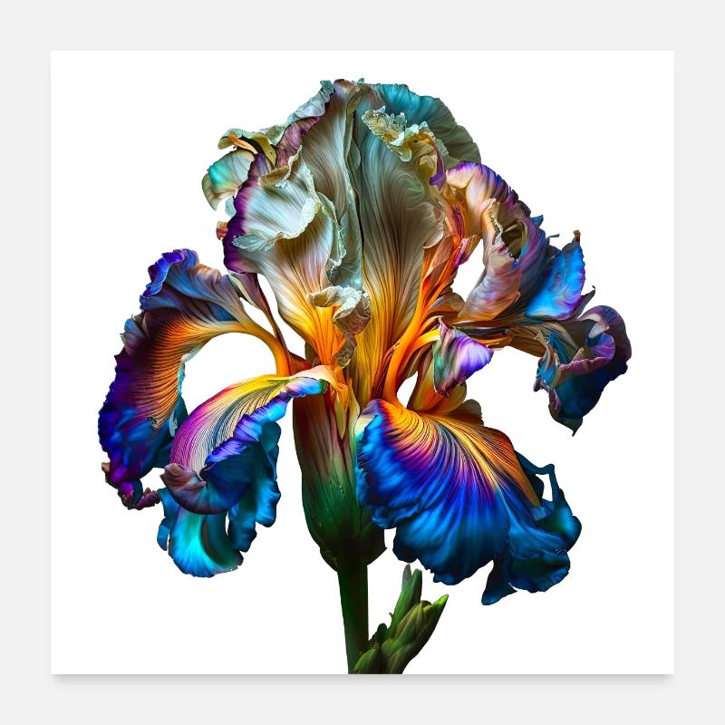 Blumenzauber No. 1 Poster 60x60 cm