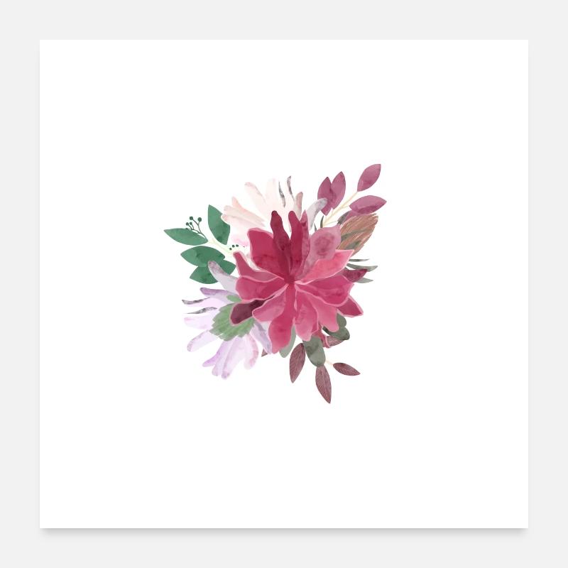Letter y floral Poster 24" x 24" (60x60 cm)