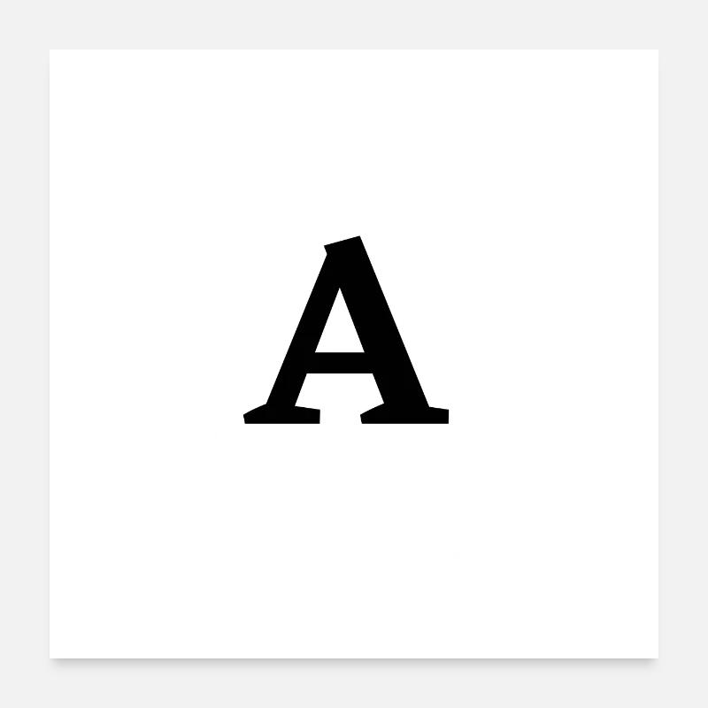 Brief an den Stern Poster 60x60 cm