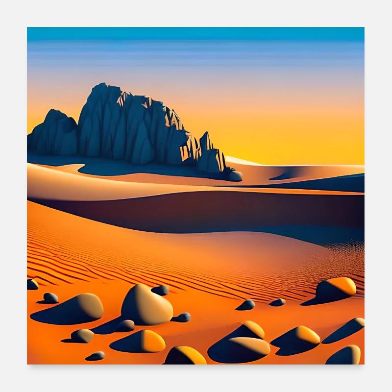 Is there life on Mars Poster 60 x 60 cm
