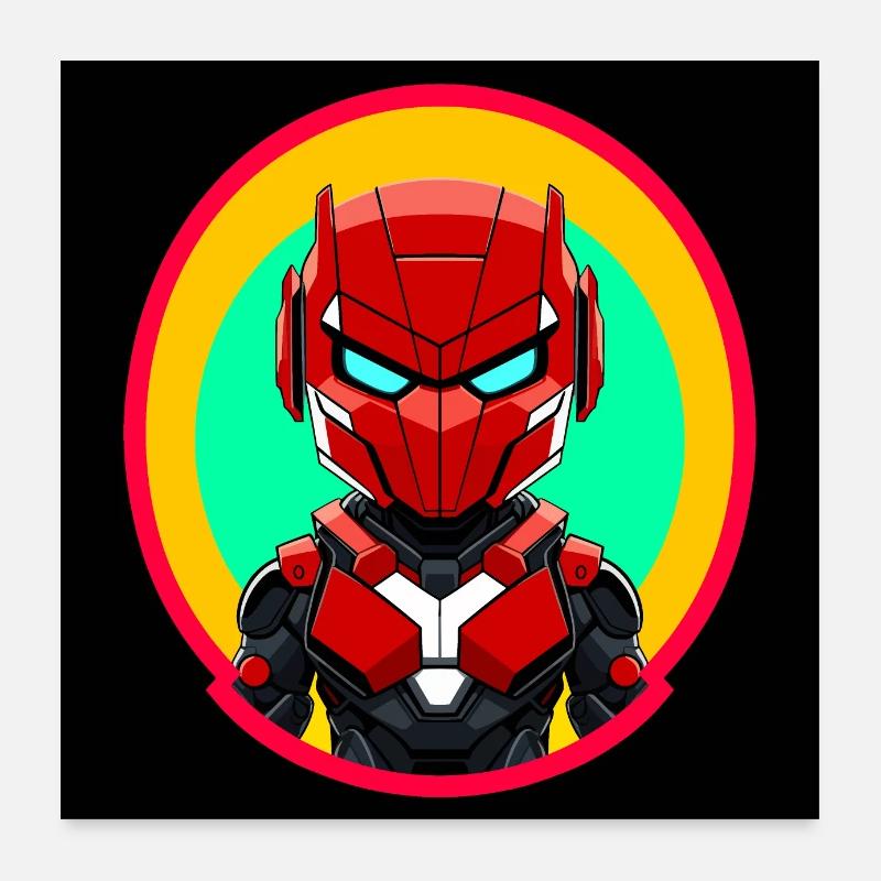 Bébé Robot Poster 60 x 60 cm