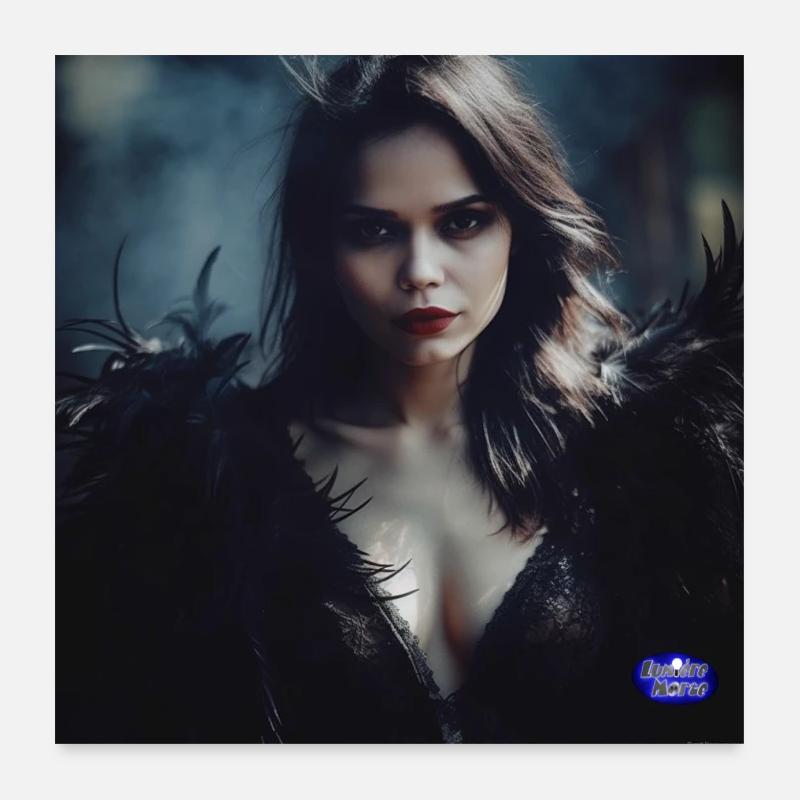 Ange noir Poster 60 x 60 cm