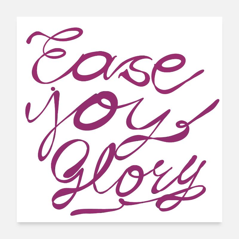 Facilité Joy Glory Poster 60 x 60 cm