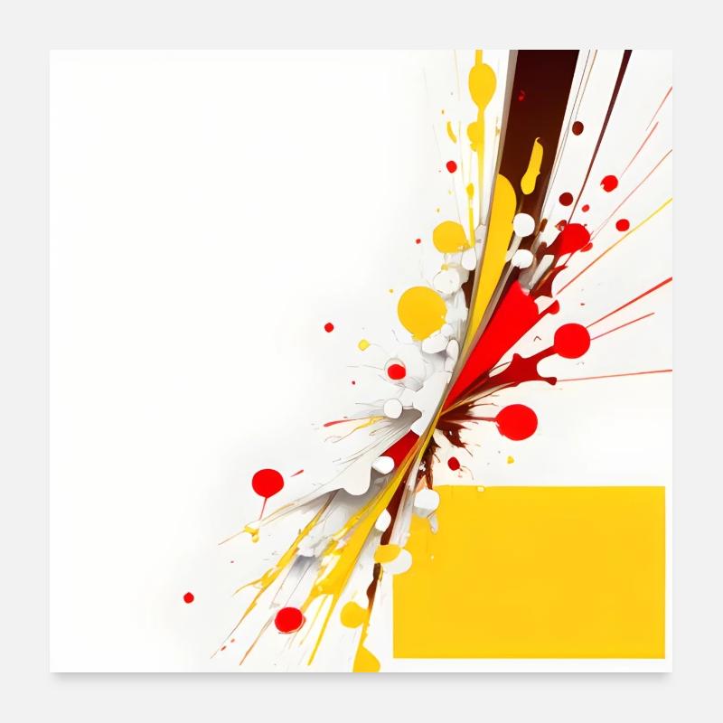 Pause dorée Poster 60 x 60 cm