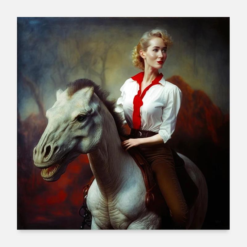 Dyno rider 01 Poster 60 x 60 cm