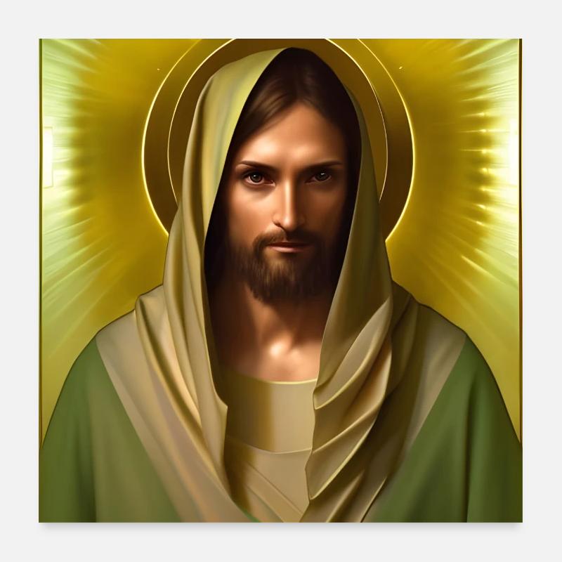 Jesus Christus Poster 60x60 cm