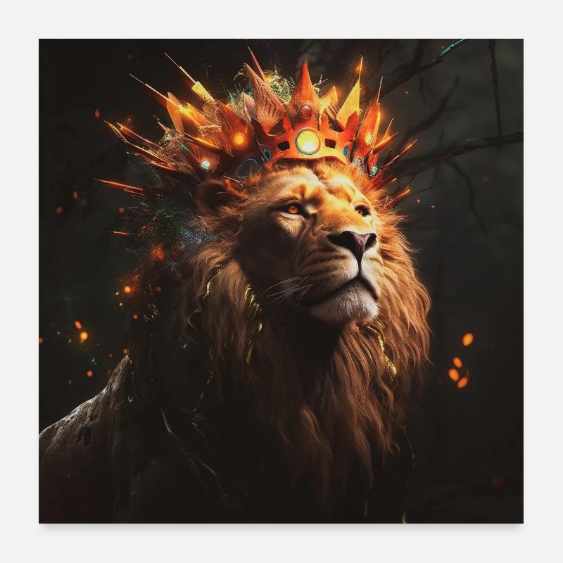 Lion King Poster 60x60 cm