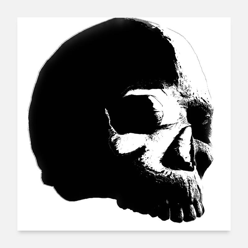 SKULL 1 Poster 60 x 60 cm