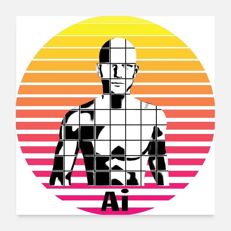 Sun Ai Poster 60 x 60 cm