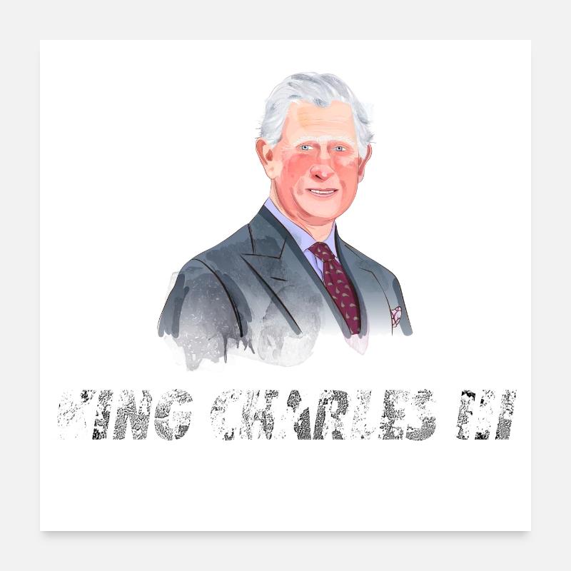 Charles III - King Charles III Coronation 2023 Poster 24" x 24" (60x60 cm)