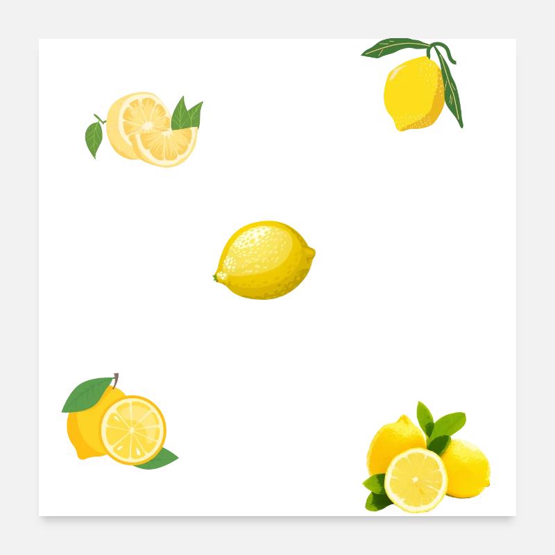 Citron citron Poster 60 x 60 cm